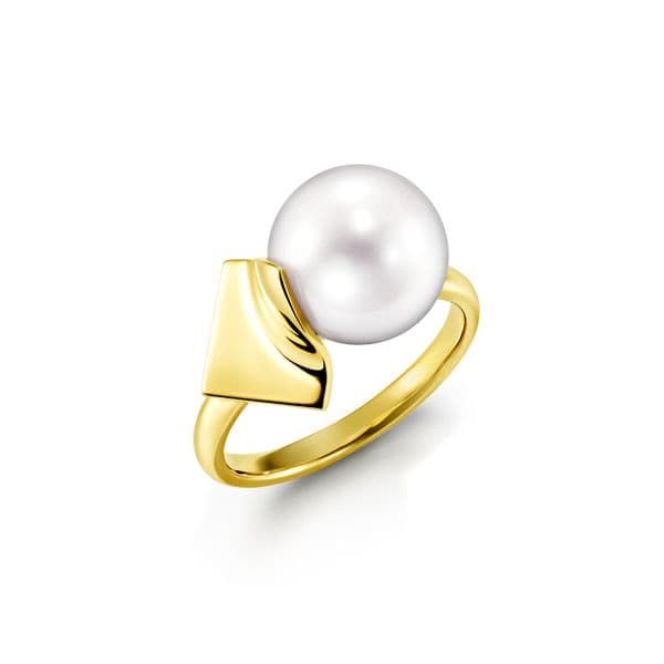 SQUARE LEAF Ring — RC-4824-18KYG