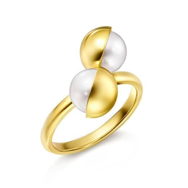 ARLEQUIN SLASHED Ring — RC-4852-18KYG