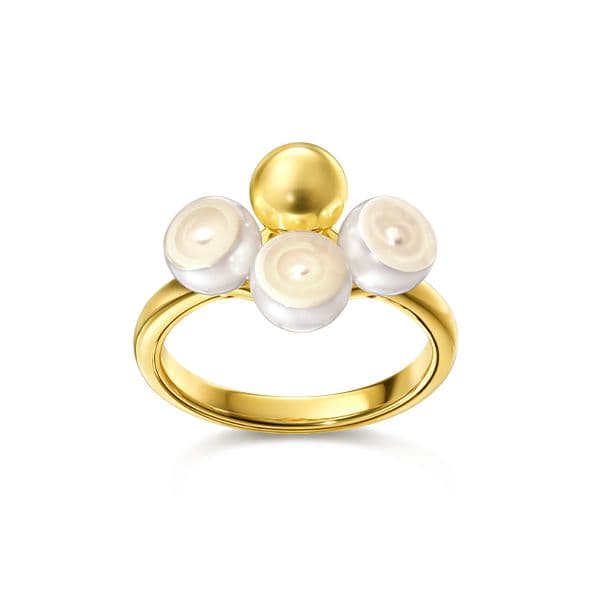 SLICED SPHERE Ring — RC-4876-18KYG