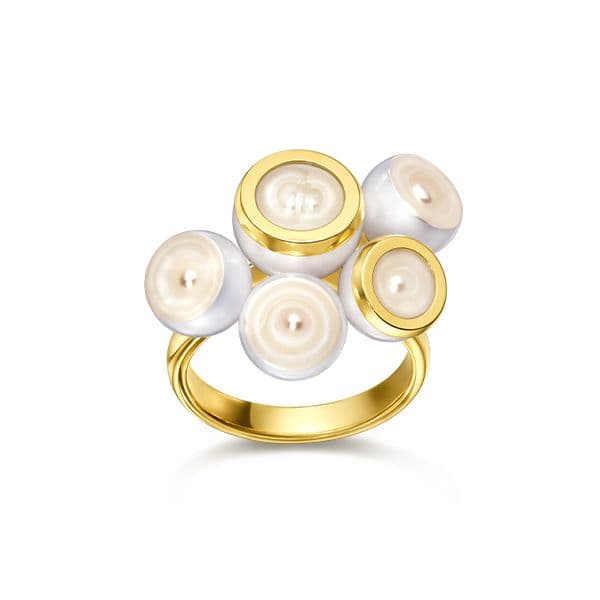 SLICED BEZEL Ring — RC-4877-18KYG