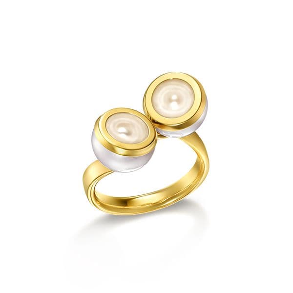 SLICED BEZEL Ring — RC-4878-18KYG