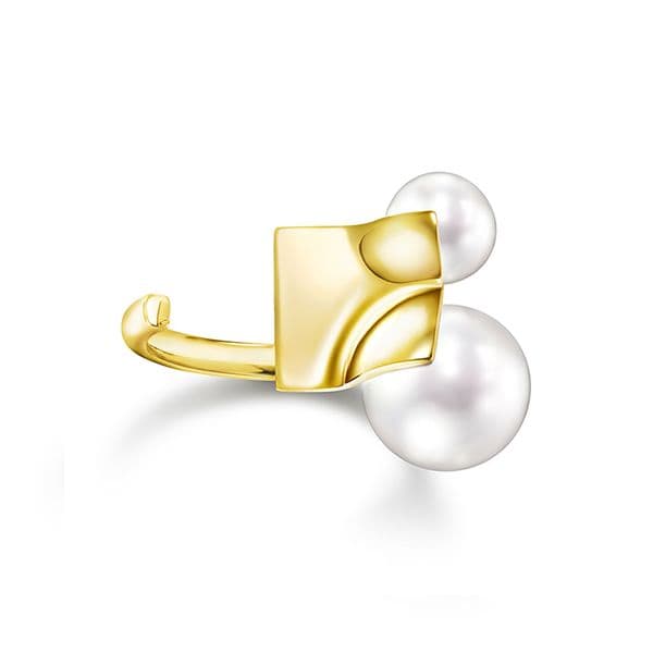 SQUARE LEAF Ring — RC-4910-18KYG
