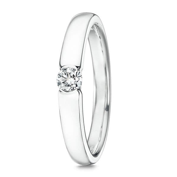 INNOCENTE 1 Stone Outline Ring — RD-F1672-PT950