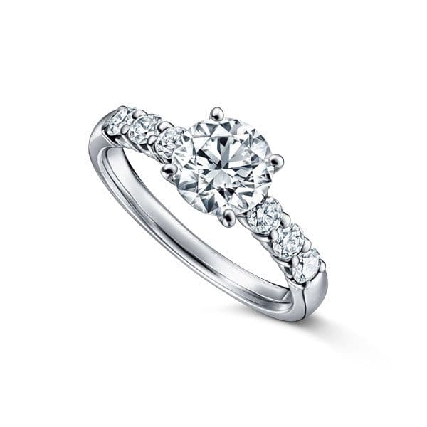 BRILLANTE Solitaire Ring — RD-F1739-PT950