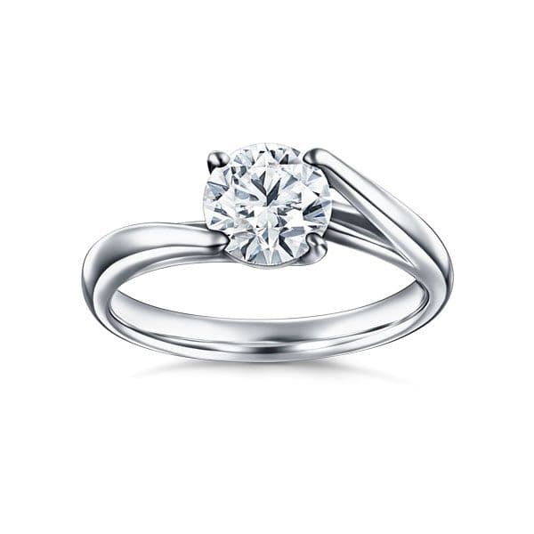 STILE Solitaire Ring — RD-F1845-PT950