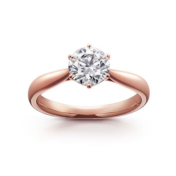PIACERE Solitaire Ring — RD-F1946-18KSG