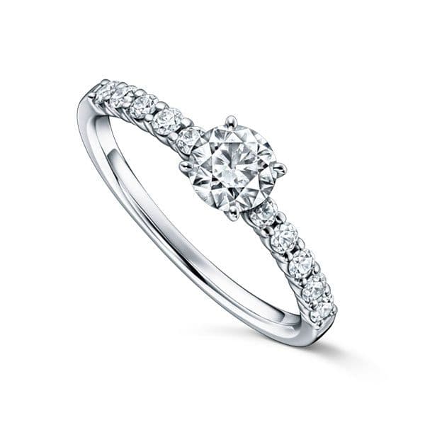 BRILLANTE Solitaire Fine Ring — RD-F2282-PT950