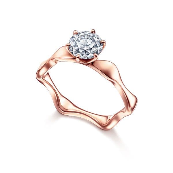 LABELLO Solitaire Ring — RD-F2458-18KSG