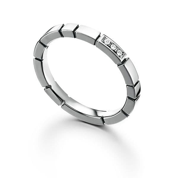 PIANO 3 Stones 20 Ring — RD-F2696-PT950
