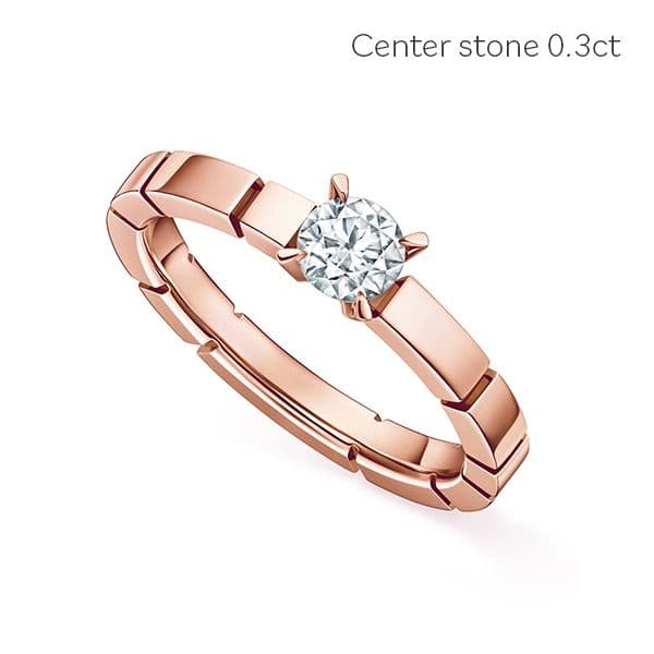PIANO Solitaire Ring — RD-F2789-18KSG