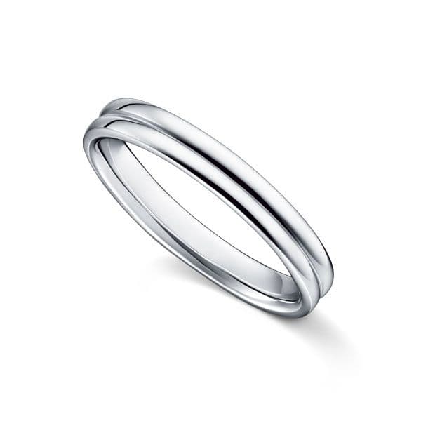 CHIARO Dual Line Ring — RK-4299-PT950