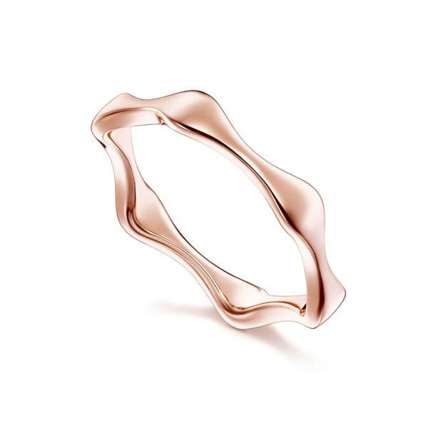 LABELLO Flower Wave Ring — RK-4508-18KSG