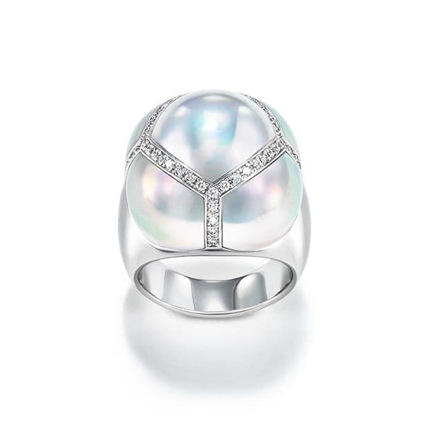 Nacre Ring — RMI-4641-18KWG