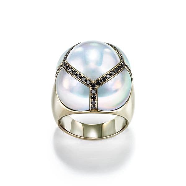 Nacre Ring — RMI-4648-18KWG