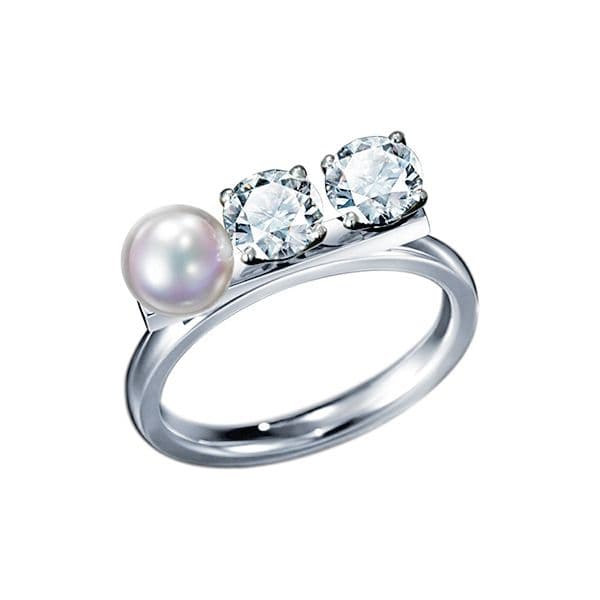 balance diamonds twin Ring — RPI-4536-18KWG
