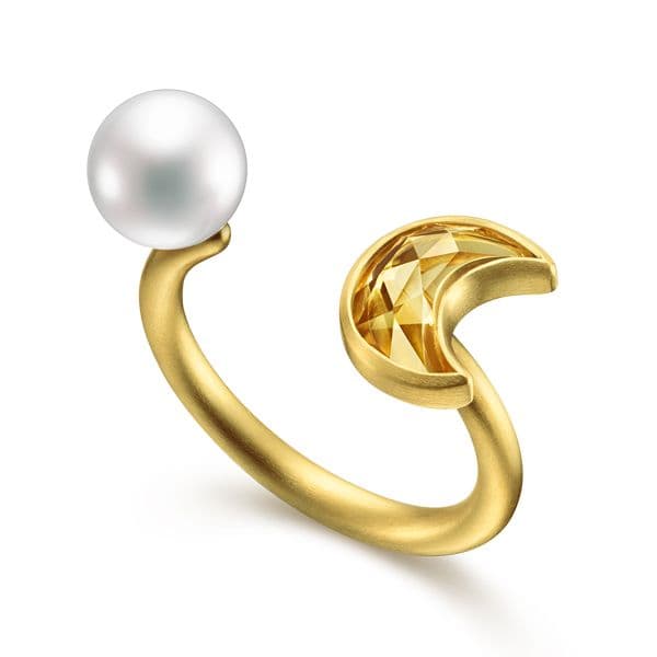 inseparable moon Ring — RPI-4713-18KYG