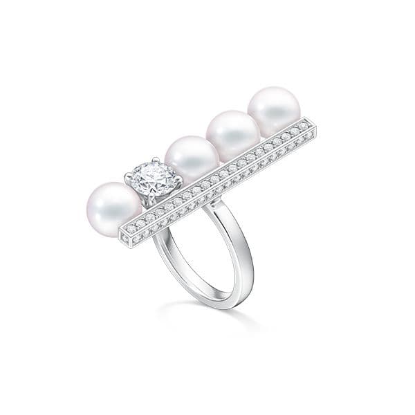 balance plus diamonds solo pave Ring — RPI-4886-18KWG