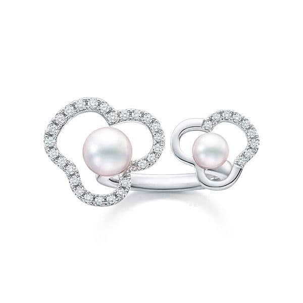chants duo diamonds pave Ring — RPI-4901-18KWG