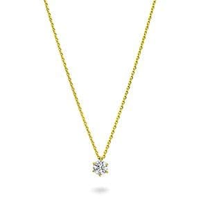 Diamond Pendant — PID-15147-4-18KYG