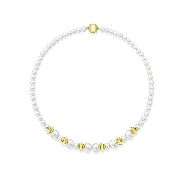 SQUARE LEAF Necklace — UFC-N1361-18KYG