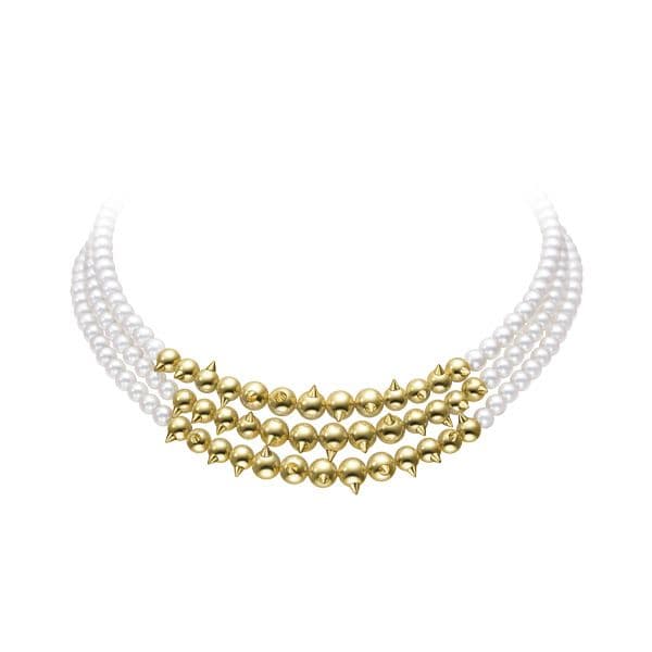 danger flow Necklace — UFN-N1375-18KYG