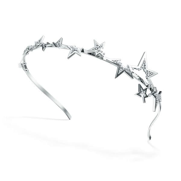 abstract star Tiara — ZID-0436-SIL