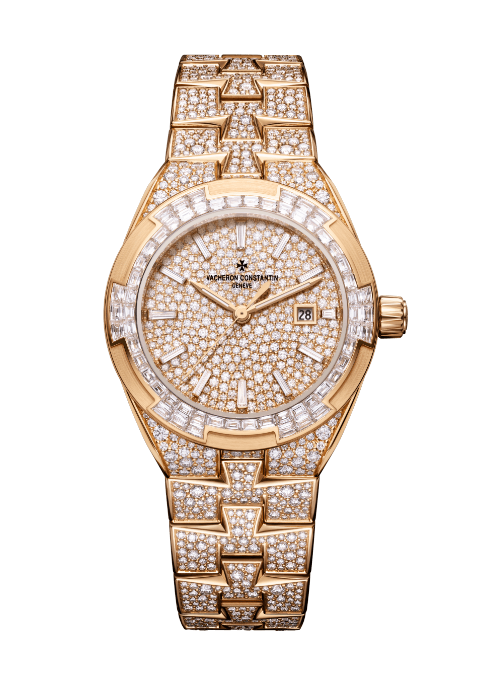 Overseas Self-Winding High Jewellery 4617V/215R-H040 35 mm Pink Gold