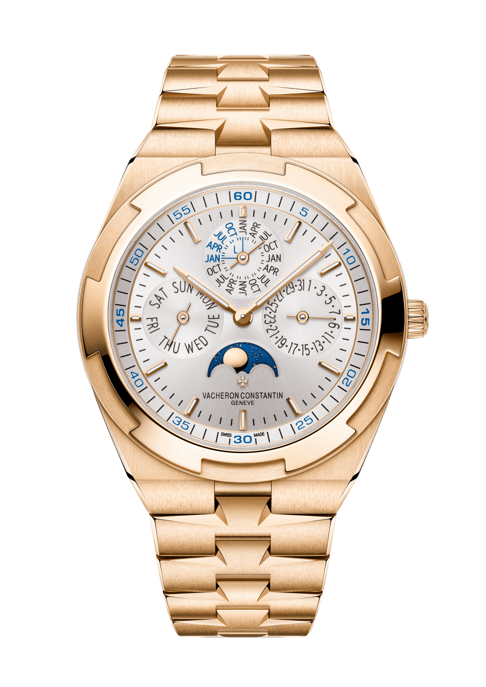 Overseas Perpetual Calendar Ultra-Thin 4300V/220R-B064 41.5 mm Pink Gold