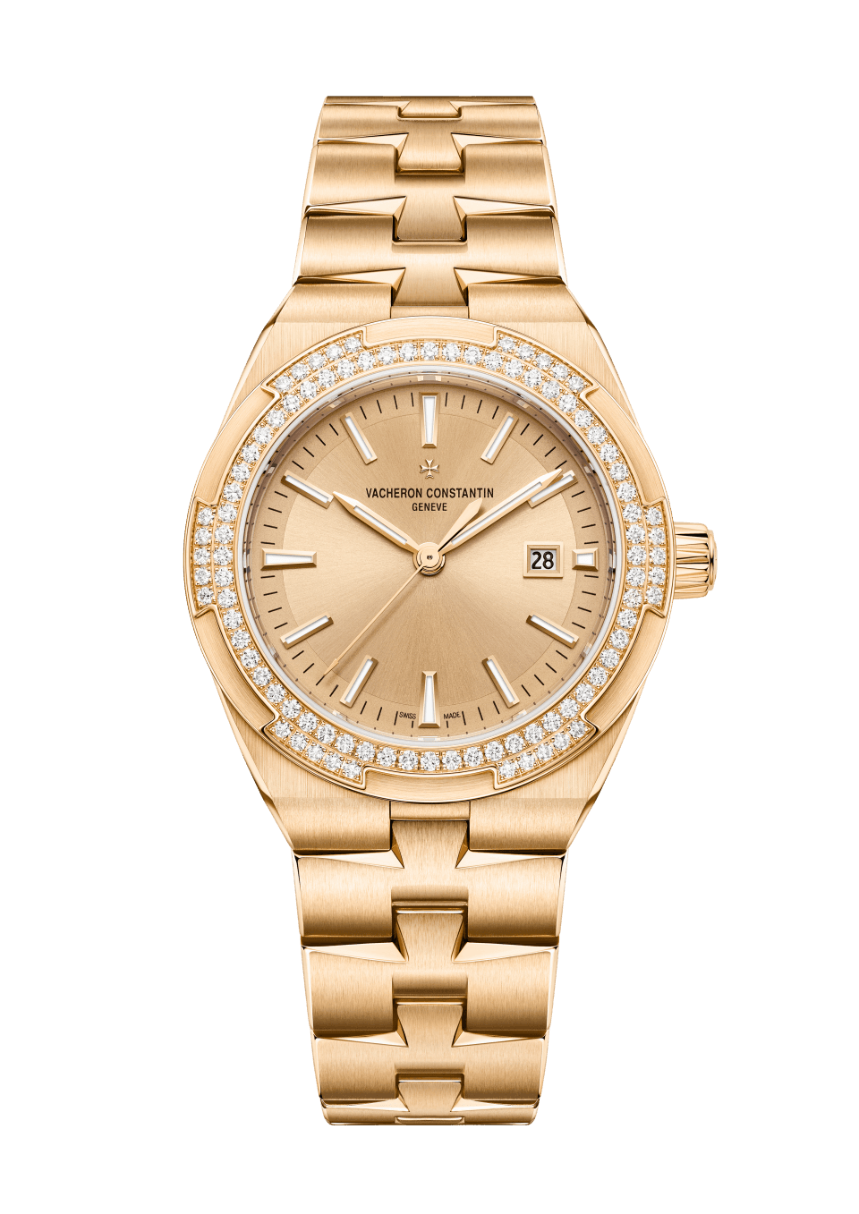 Overseas Self-Winding 4605V/200R-B968 35 mm Pink Gold