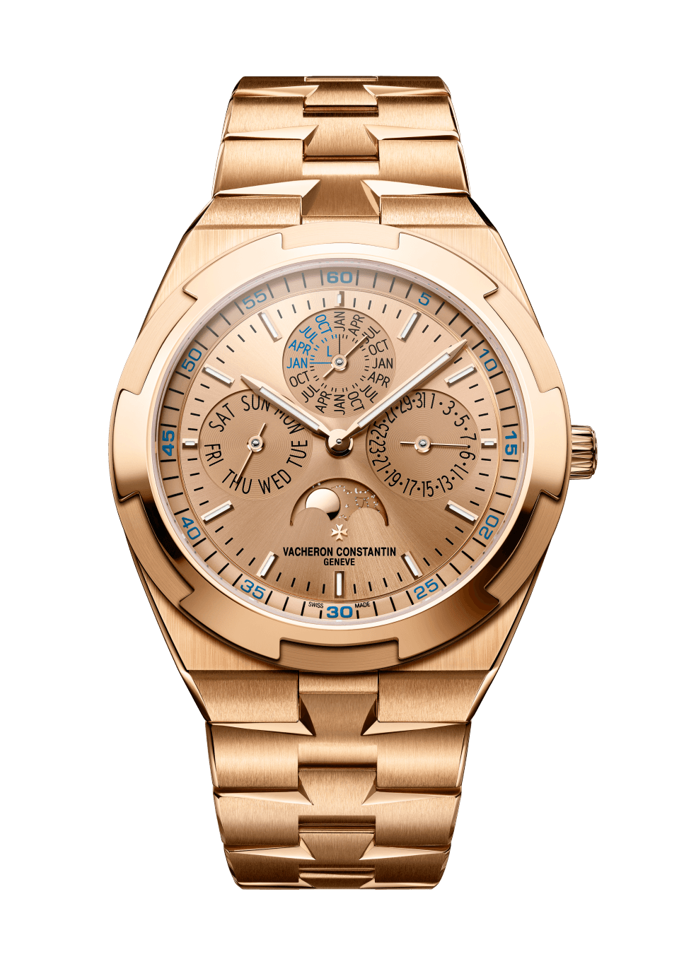 Overseas Perpetual Calendar Ultra-Thin 4300V/220R-H144 41.5 mm Pink Gold