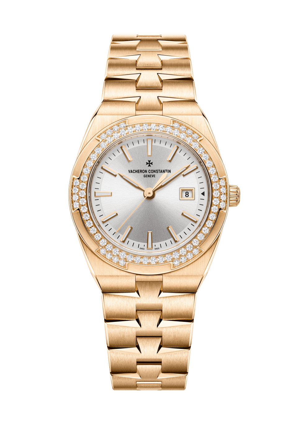 Overseas Quartz 1225V/200R-H031 33 mm Pink Gold