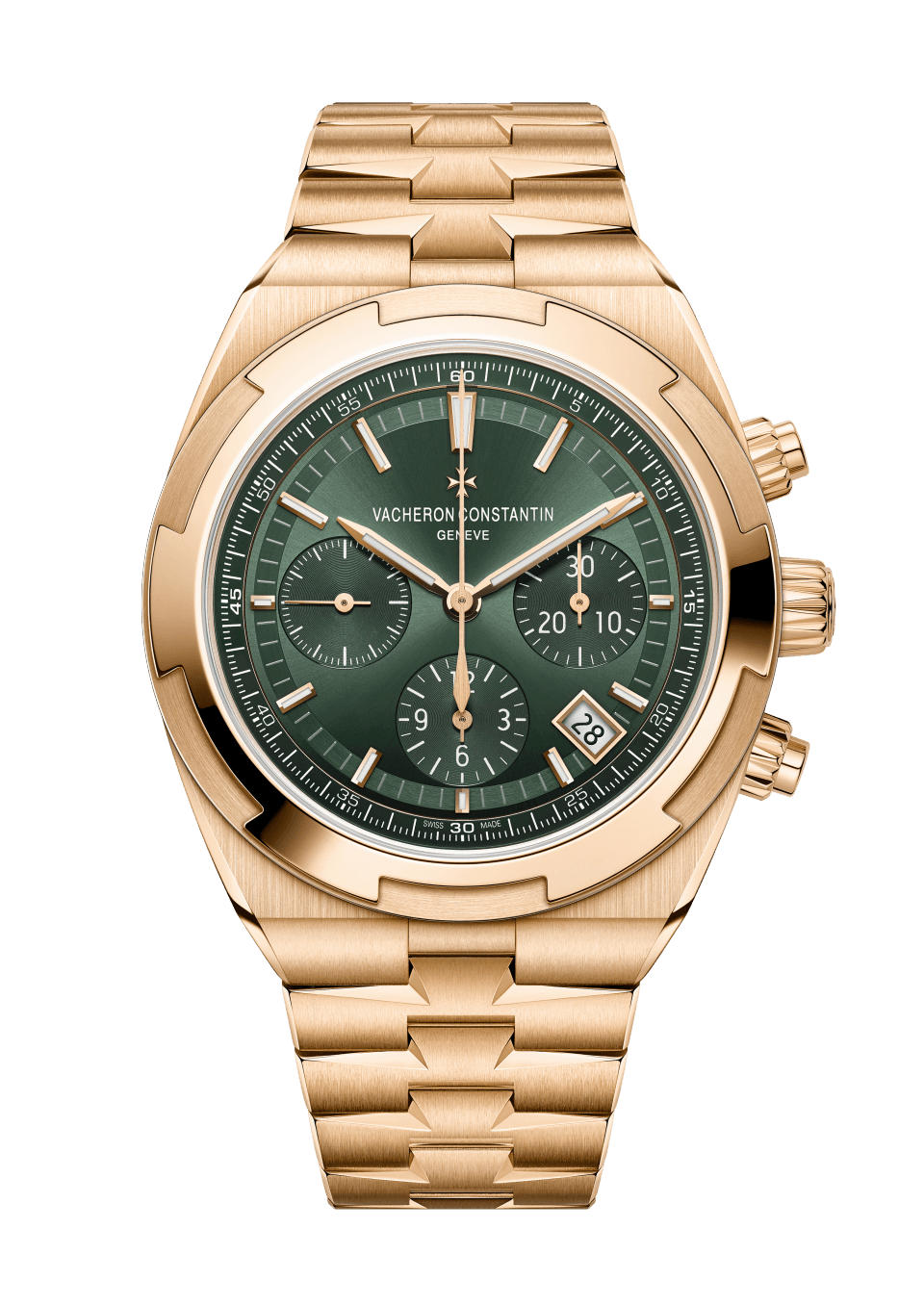 Overseas Chronograph 5520V/210R-B966 42.5 mm Pink Gold