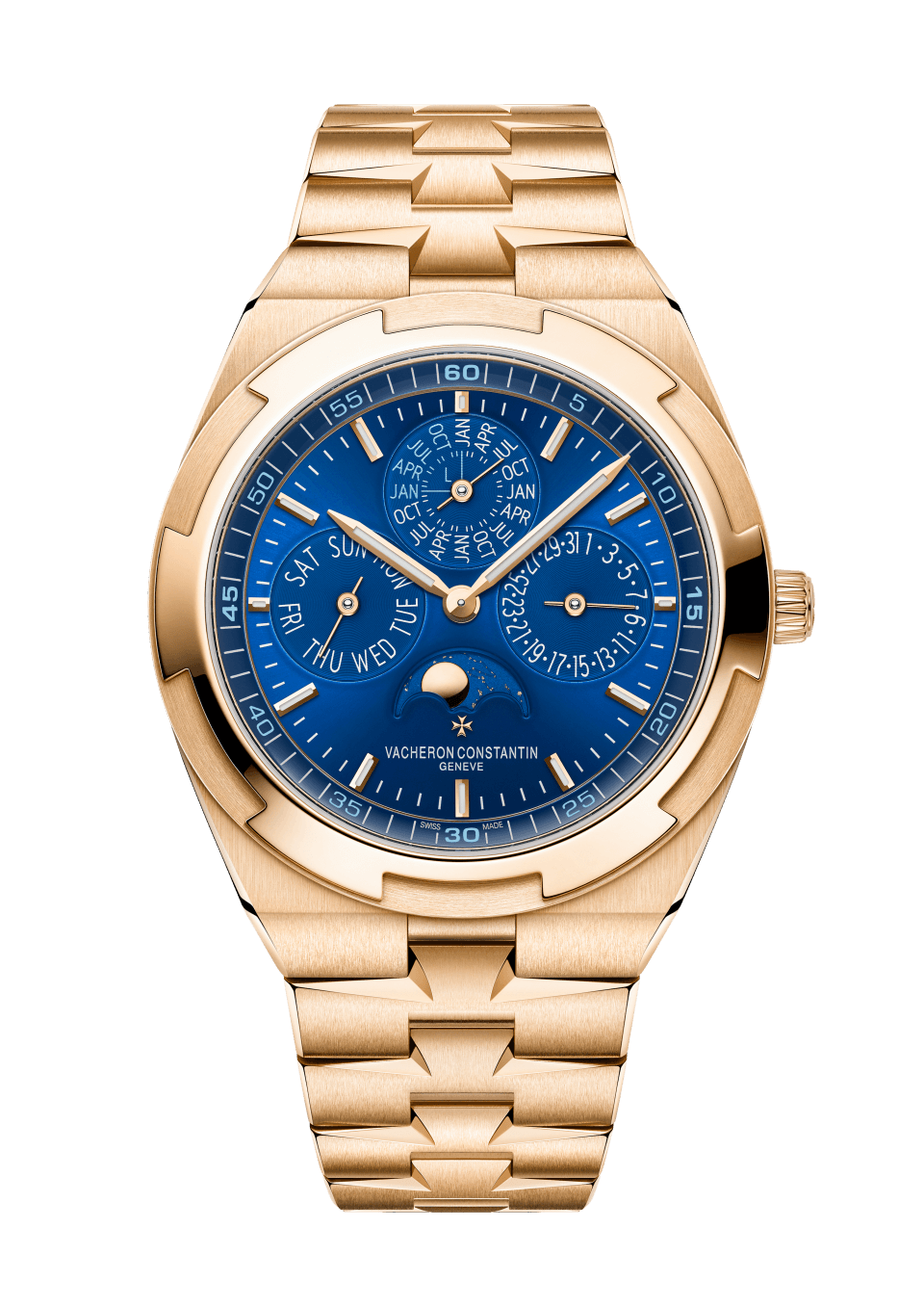 Overseas Perpetual Calendar Ultra-Thin 4300V/220R-B509 41.5 mm Pink Gold