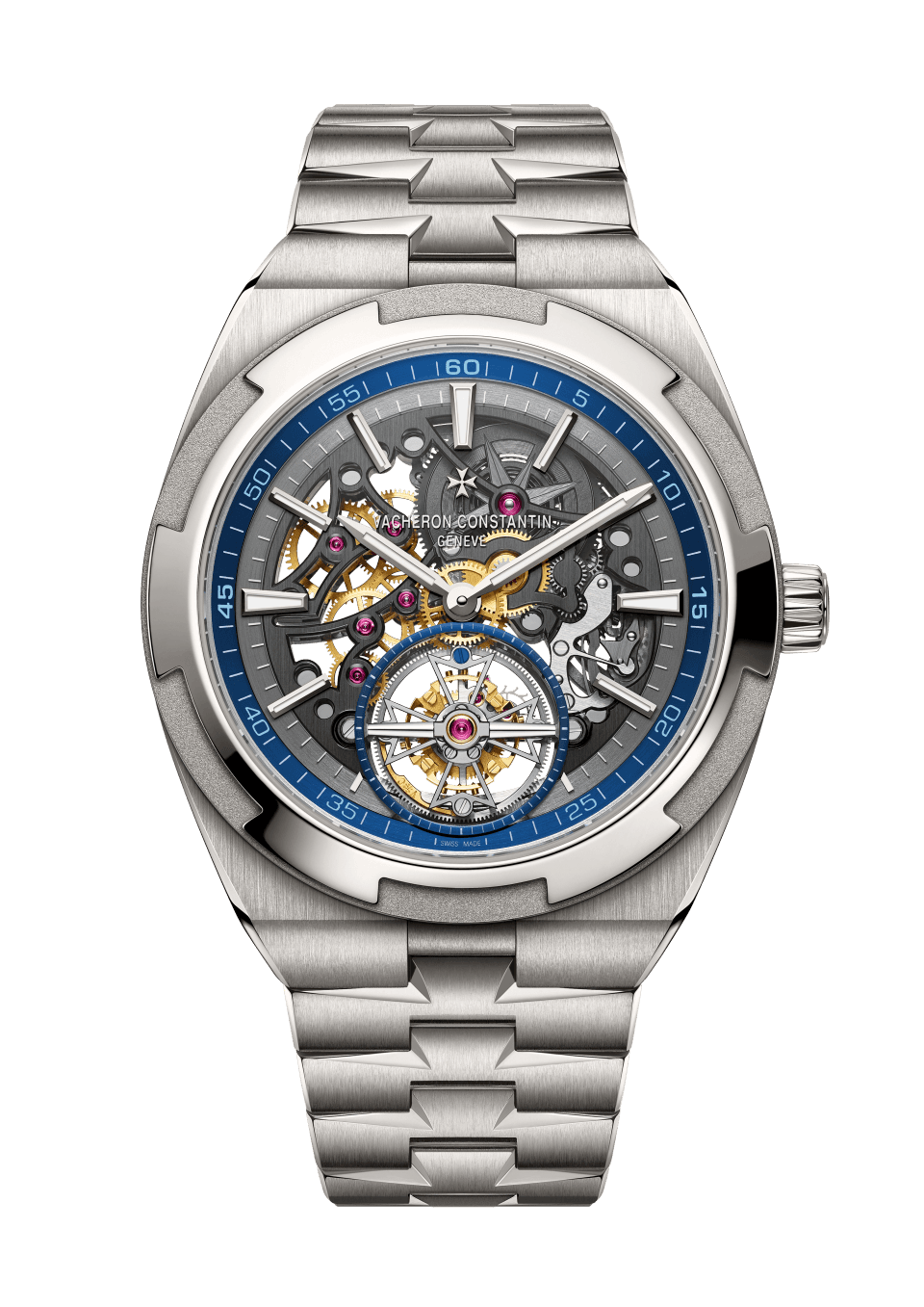 Overseas Tourbillon Skeleton 6000V/210T-B935 42.5 mm Titanium