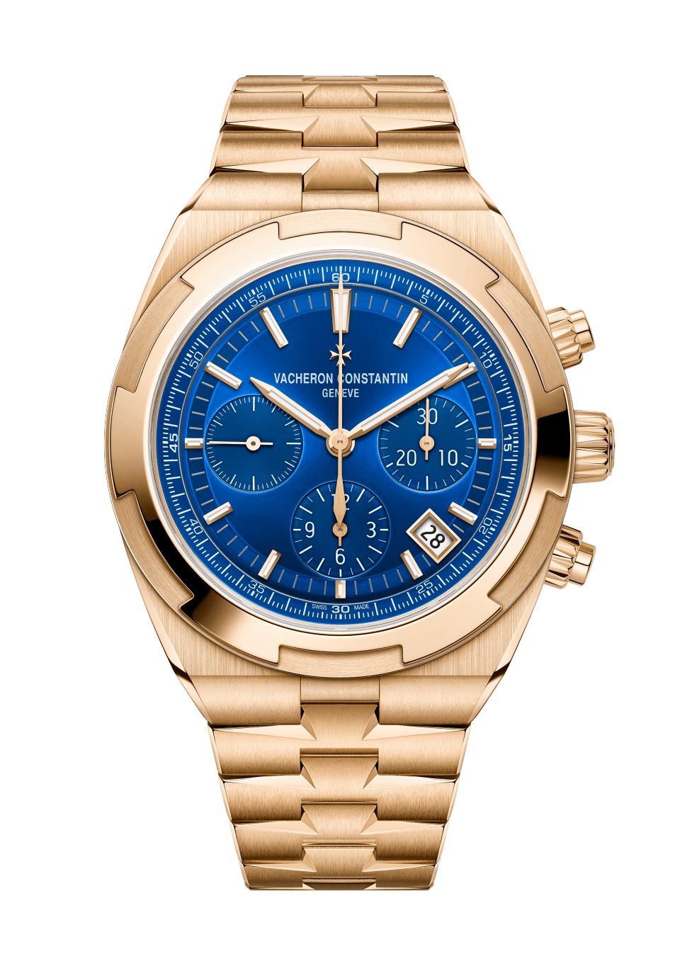 Overseas Chronograph 5520V/210R-B952 42.5 mm Pink Gold