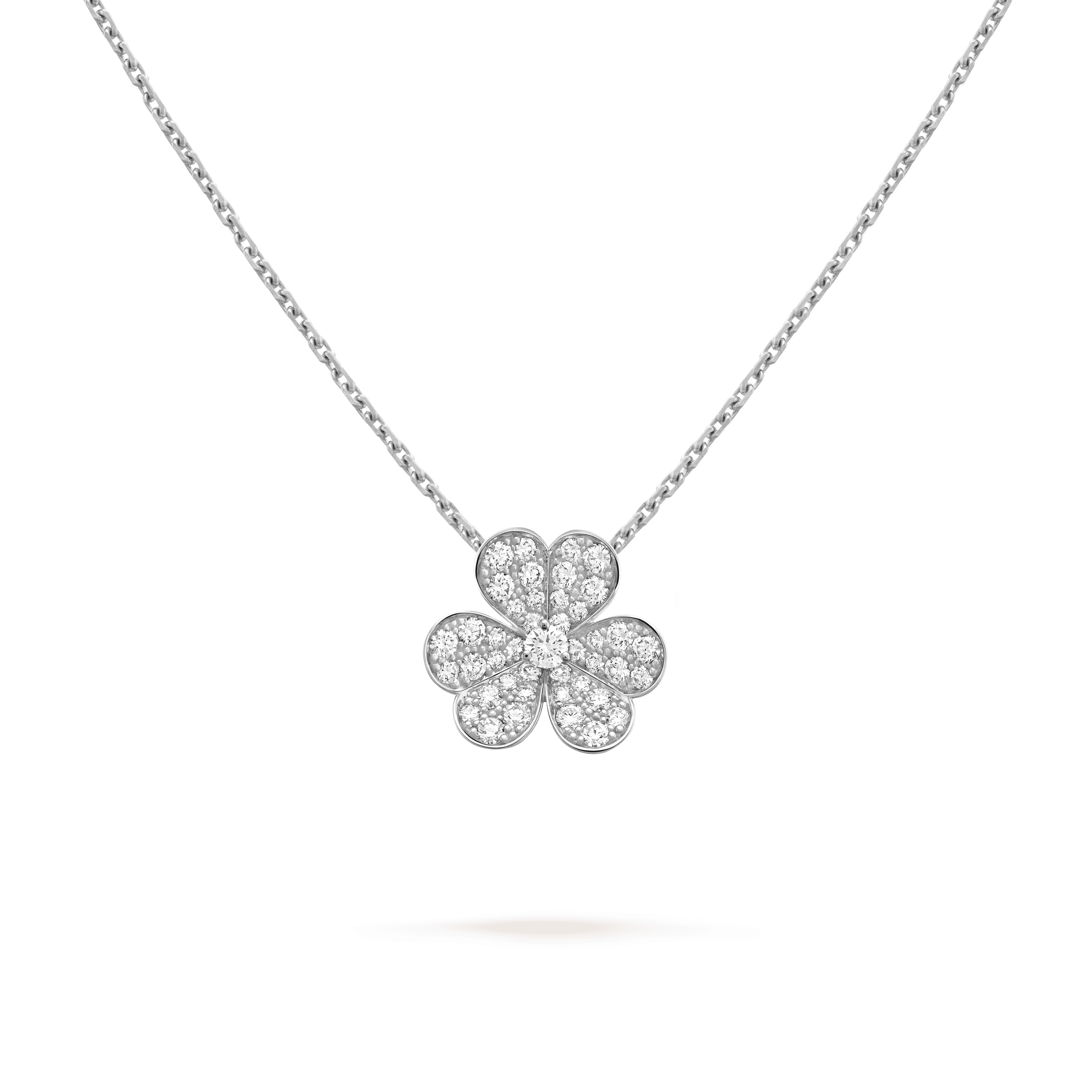 Frivole pendant, small model — diamond, white gold — VCARD31800