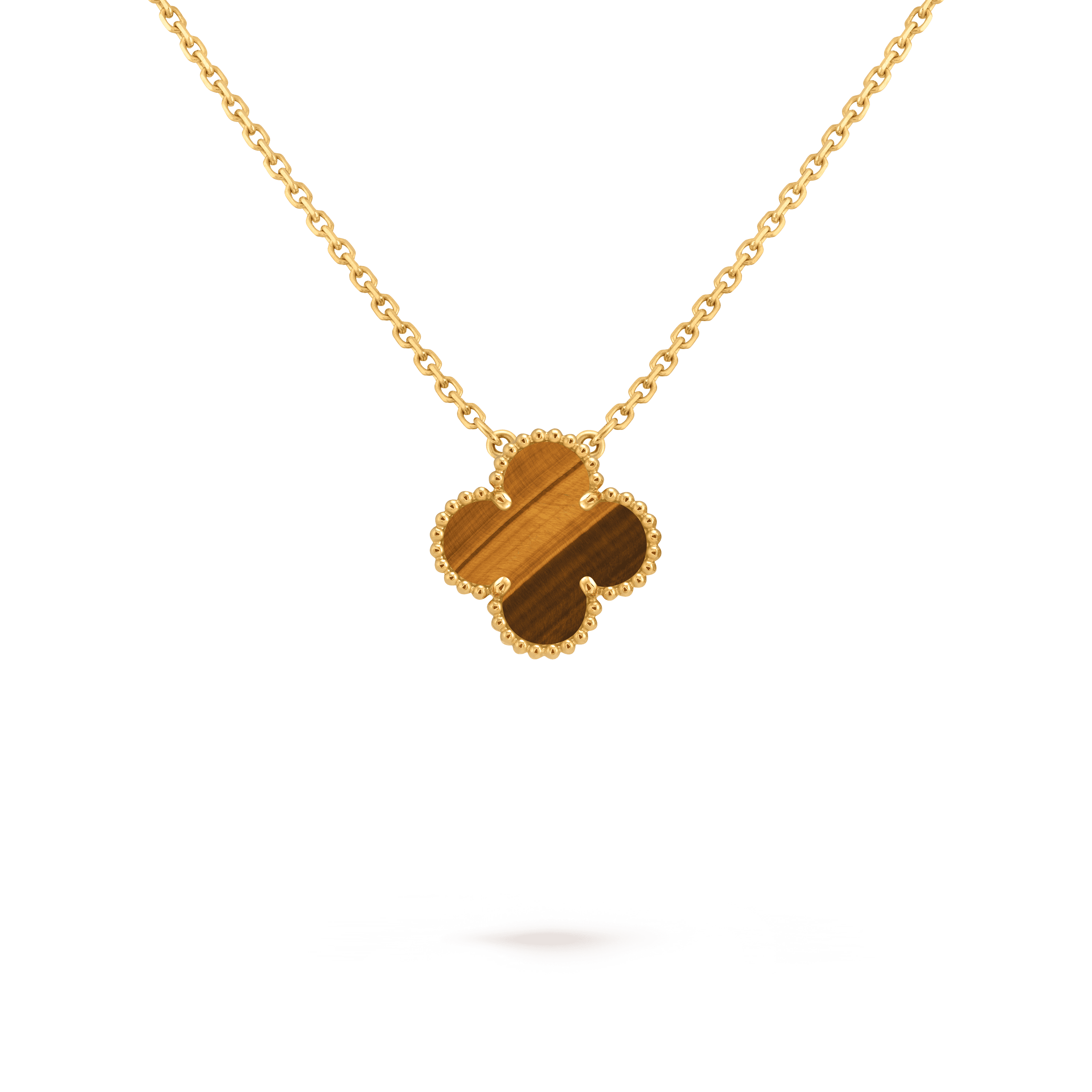 Vintage Alhambra pendant — yellow gold — VCARD38600