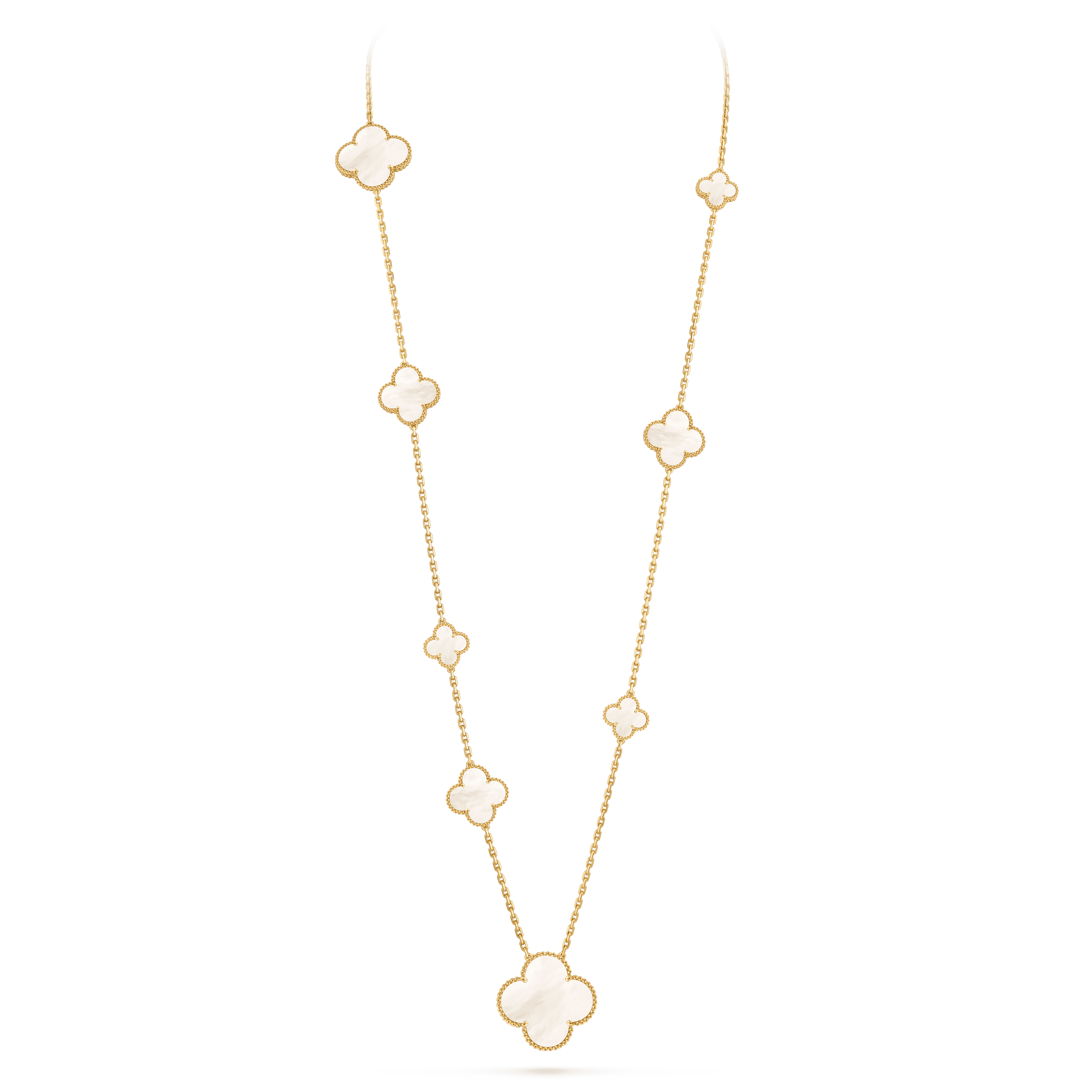 Magic Alhambra long necklace, 11 motifs — VCARD79500
