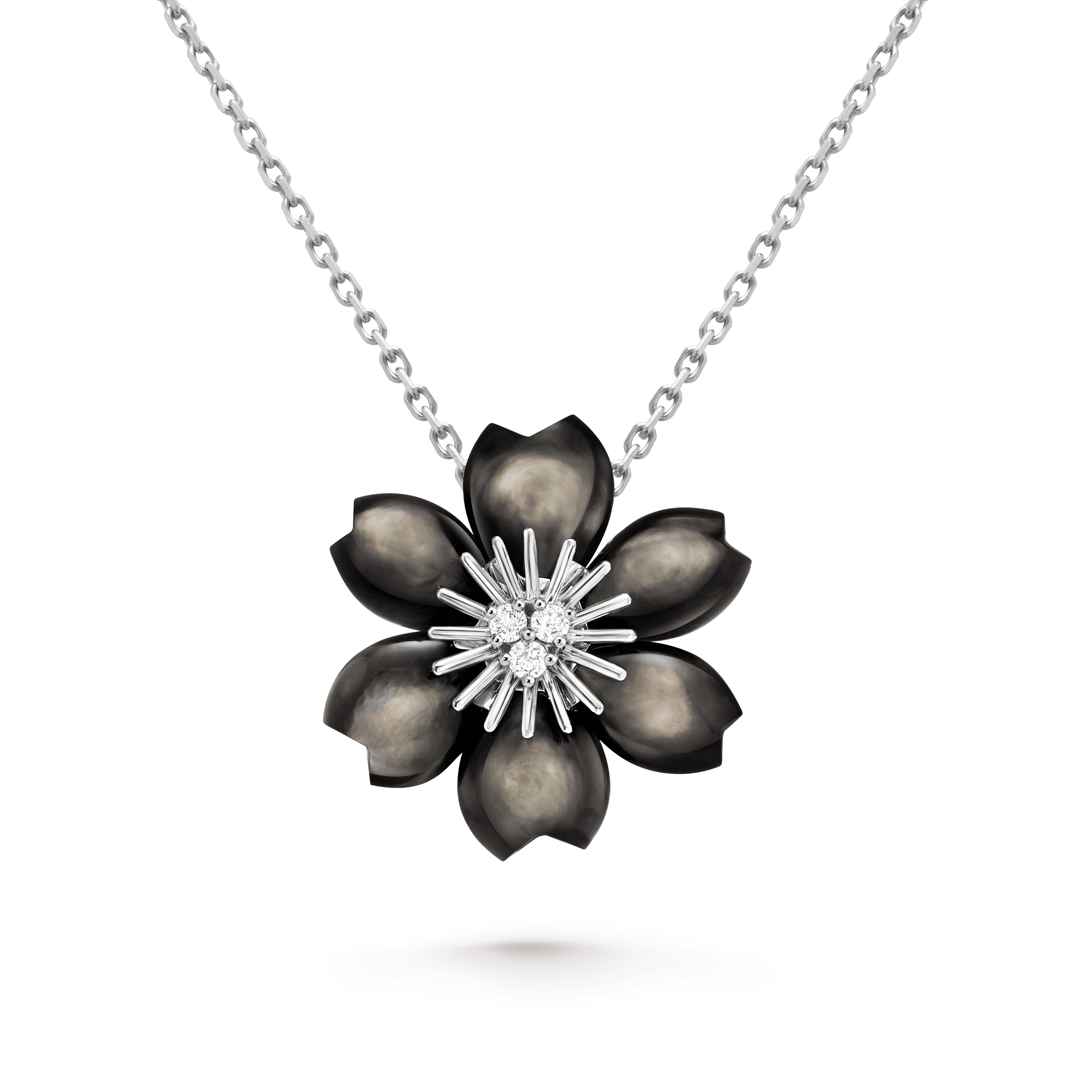 Rose de Noël pendant, mini model — VCARP7TI00