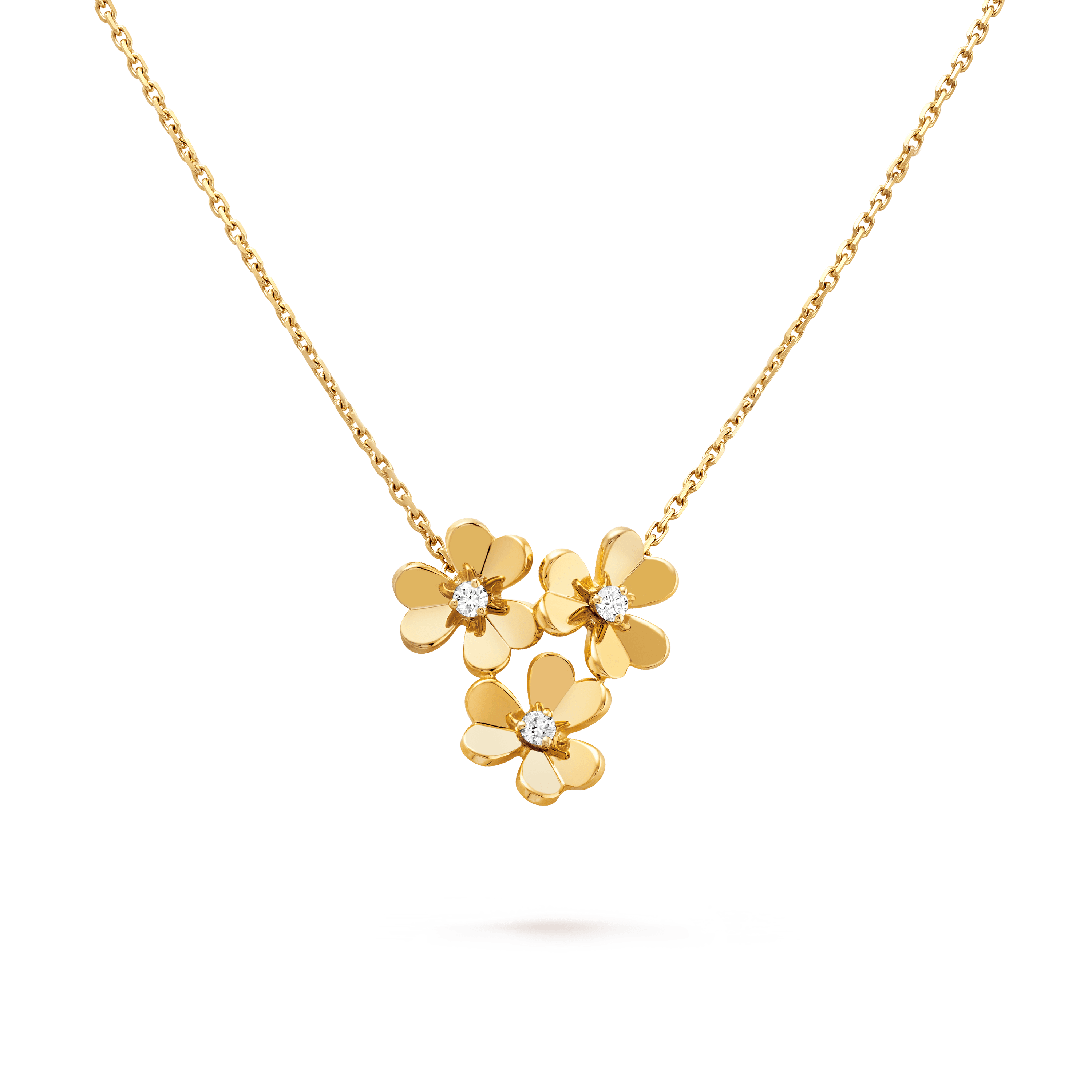 Frivole pendant, 3 flowers, mini model — VCARP2DU00